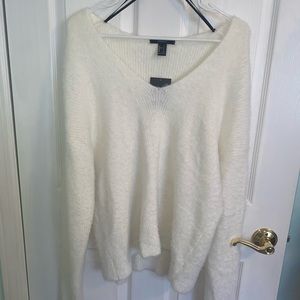 FOREVER 21 Off White Oversized Sweater